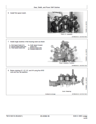 John Deere 624K-II 4WD Loader Service Manual - Image 4