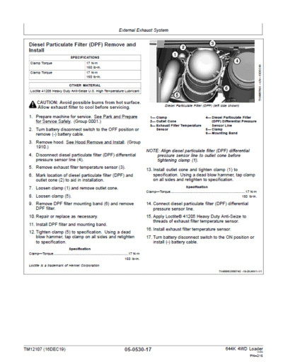 John Deere 644K 4WD Engine 6090HDW13 (iT4) Loader Technical Manual - Image 4