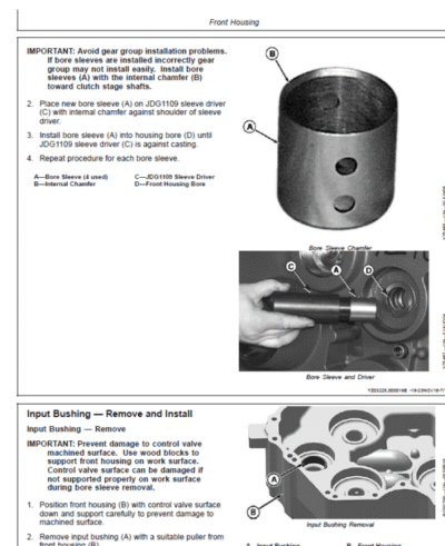 John Deere DF150, DF250 Transmissions Analog Valve Component Technical Manual - Image 4