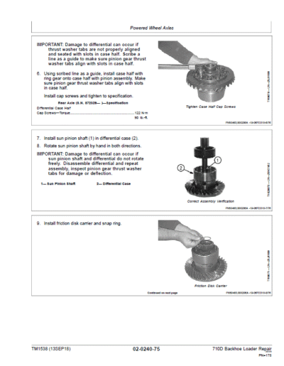 John Deere 710D Backhoe Loader Repair Service Manual - Image 4