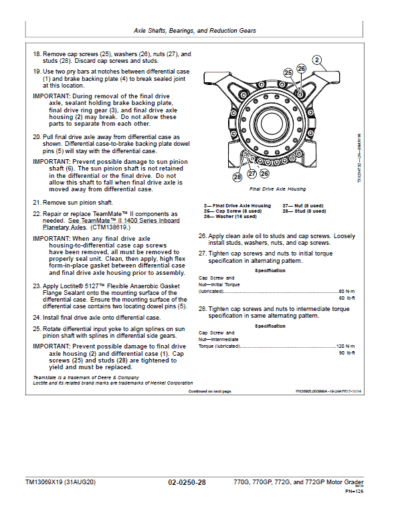 John Deere 770G, 770GP, 772G, 772GP Grader Repair Service - Image 4