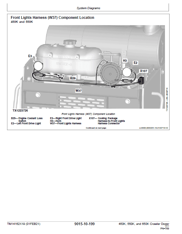 John Deere 450K, 550K, 650K Crawler Dozer Service Manual John Deere 450K, 550K, 650K Crawler Dozer Service Manual - Image 3
