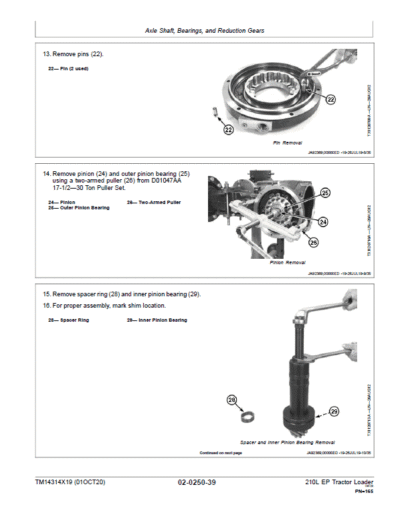 John Deere 210L EP Tractor Loader Repair Service Manual - Image 4