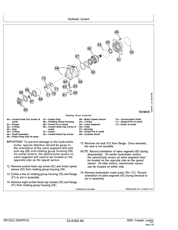 John Deere 605K Crawler Loader Service Manual John Deere 605K Crawler Loader Service Manual - Image 3