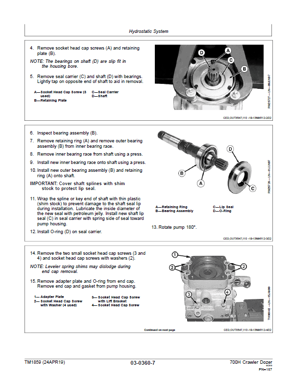 John Deere 700H Crawler Dozer Service Manual John Deere 700H Crawler Dozer Service Manual - Image 4