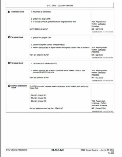 John Deere 3029 Diesel Engine Level 23 ECU Component Technical Manual - Image 4