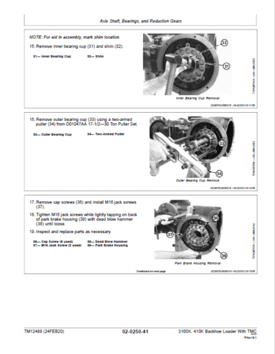 John Deere 310SK, 410K Backhoe Loader (TMC) Repair Technical Manual (S.N after E219607 – ) - Image 4