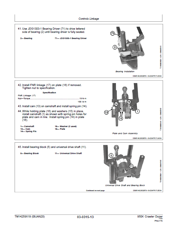 John Deere 950K Crawler Dozer Service Manual John Deere 950K Crawler Dozer Service Manual - Image 4