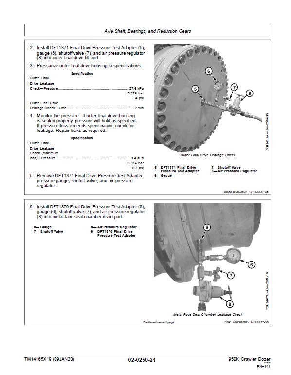 John Deere 950K Crawler Dozer Technical Manual (SN. from F310401 – 338999) John Deere 950K Crawler Dozer Technical Manual (SN. from F310401 – 338999) - Image 4