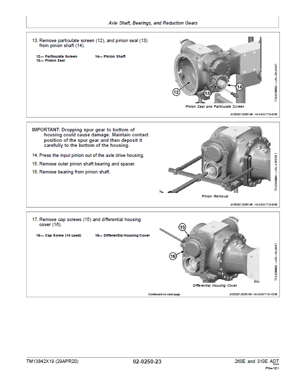 John Deere 260E and 310E Articulated Dump Truck Technical Manual (SN. from F677827) John Deere 260E and 310E Articulated Dump Truck Technical Manual (SN. from F677827) - Image 4