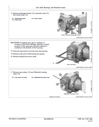 John Deere 260E and 310E Articulated Dump Truck Services Manual - Image 4