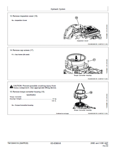 John Deere 260E and 310E Articulated Dump Truck Service Manual - Image 4
