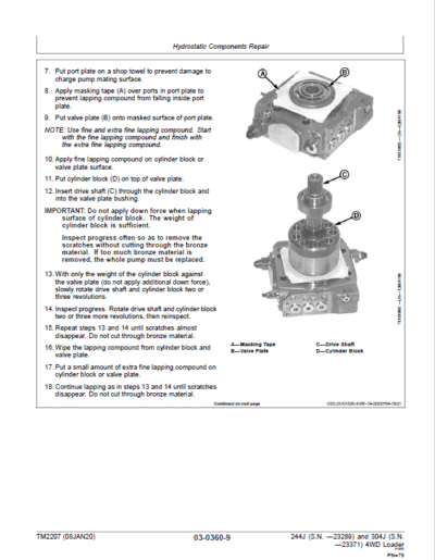 John Deere 244J, 304J 4WD Loader Technical Manual - Image 4