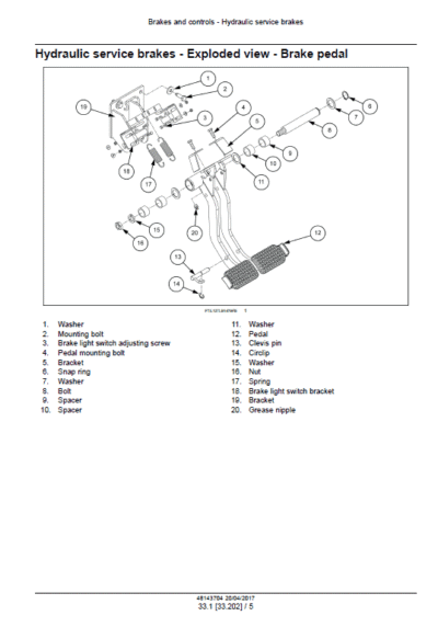 New Holland B80B Backhoe Loader Service Manual - Image 3