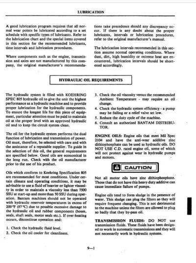 Koekring Waterous 266 DL Delimber Service Repair Manual - Image 4