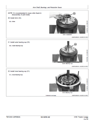 John Deere 210K Tractor Loader Repair Technical Manual - Image 4