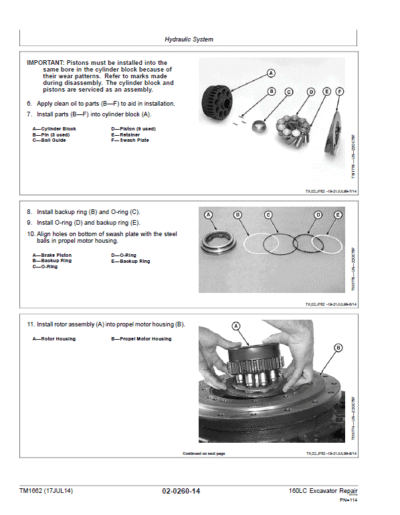 John Deere 160LC Excavator Repair Service Manual - Image 4