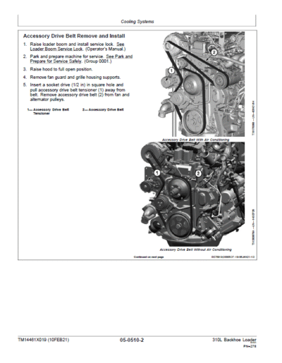 John Deere 310L Backhoe Loader Repair Technical Manual (S.N after F390996 -) - Image 4
