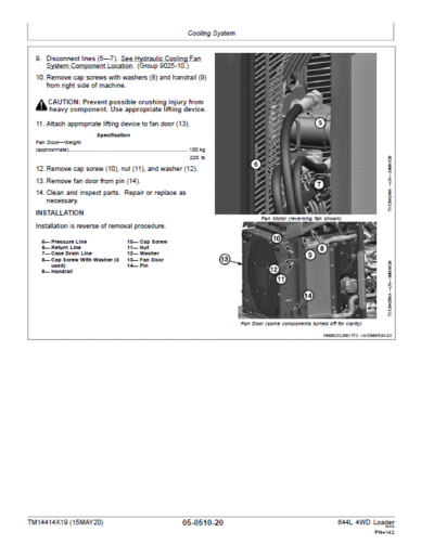 John Deere 644L 4WD Loader Repair Technical Manual - Image 4
