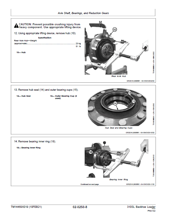 John Deere 310SL Backhoe Repair Technical Manual (S.N after C390996 & D390996 – ) John Deere 310SL Backhoe Repair Technical Manual (S.N after C390996 & D390996 – ) - Image 4