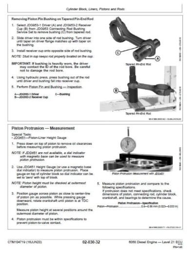 John Deere 6068 Diesel Engine Level 21 ECU Repair Service Manual - Image 4