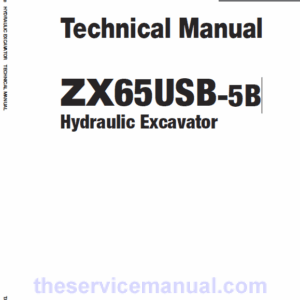 Hitachi ZX65USB-5B Excavator Service Repair Manual Hitachi ZX65USB-5B Excavator Service Repair Manual - Image 2