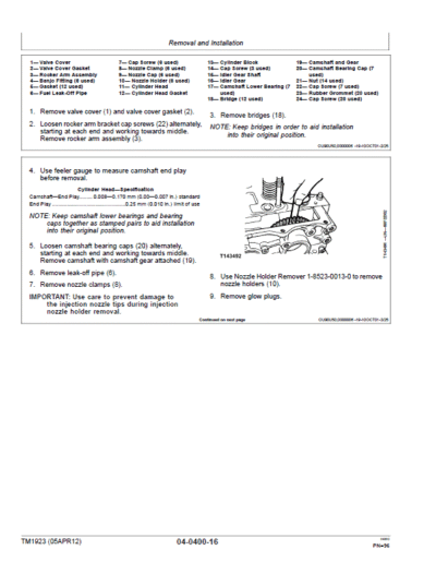 John Deere 600CLC, 800C Excavator Repair Service Manual - Image 4