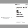 Hitachi ZH200-5A and ZH200LC-5A Excavator Service Repair Manual