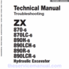 Hitachi ZX870-6 and ZX890H-6 Excavator Service Repair Manual