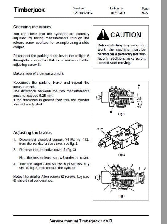 Timberjack 1270B Harvester Service Repair Manual Timberjack 1270B Harvester Service Repair Manual - Image 4