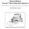Bobcat 5610 Toolcat Utility Vehicle Service Repair Manual