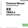 Hitachi ZX160LC-5G and ZX160LC-6 Excavator Service Repair Manual