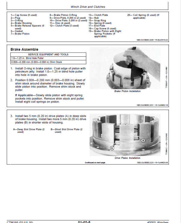 John Deere 4000S Winches Service Repair Manual John Deere 4000S Winches Service Repair Manual - Image 4