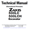 Hitachi ZX500LC and ZX500LCH Excavator Service Repair Manual