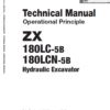 Hitachi ZX180LC-5B and ZX180LC-5G Excavator Service Repair Manual