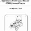 Bobcat CT225 CT235 Compact Tractor Service Manual