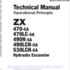 Hitachi ZX470-5A, ZX490LCH-5A and ZX530LCH-5A Excavator Service Repair Manual