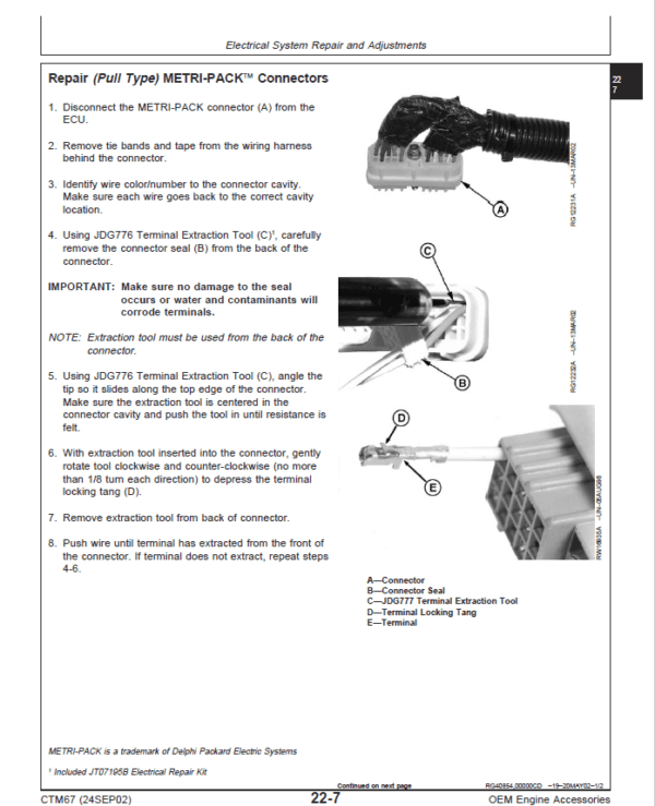 John Deere OEM Engine Accessories Service Repair Manual John Deere OEM Engine Accessories Service Repair Manual - Image 4