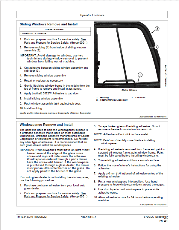 John Deere 870GLC Excavator Repair Service Manual John Deere 870GLC Excavator Repair Service Manual - Image 4