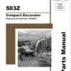 Gehl GE 503Z, GE 603 Mini Excavator Repair Service Manual