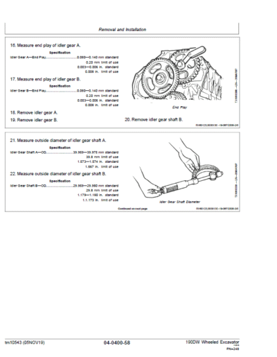 John Deere 190DW Wheeled Excavator Service Manual - Image 4