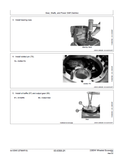 John Deere 220DW Wheeled Excavator Service Manual - Image 4