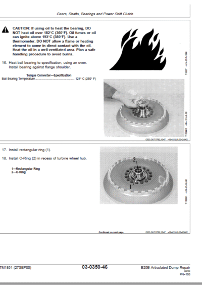 John Deere B25B Articulated Dump Truck Repair Service Manual - Image 4