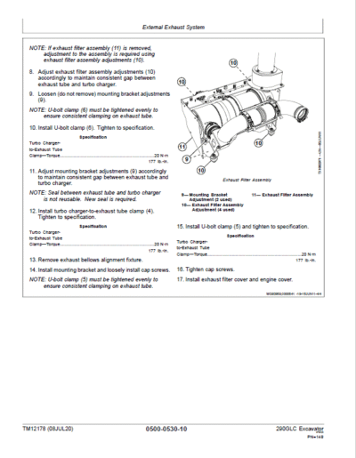 John Deere 290GLC Excavator Service Manual - Image 4