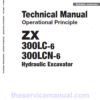 Hitachi ZX330LC-6 and ZX300LCN-6 ZAXIS Excavator Repair Manual