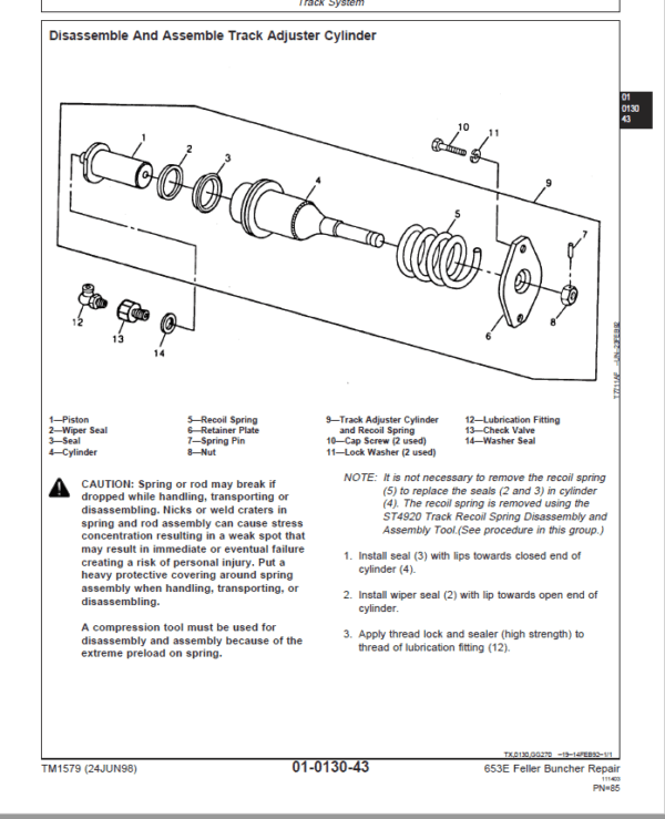 John Deere 653E Feller Buncher Service Repair Manual John Deere 653E Feller Buncher Service Repair Manual - Image 4
