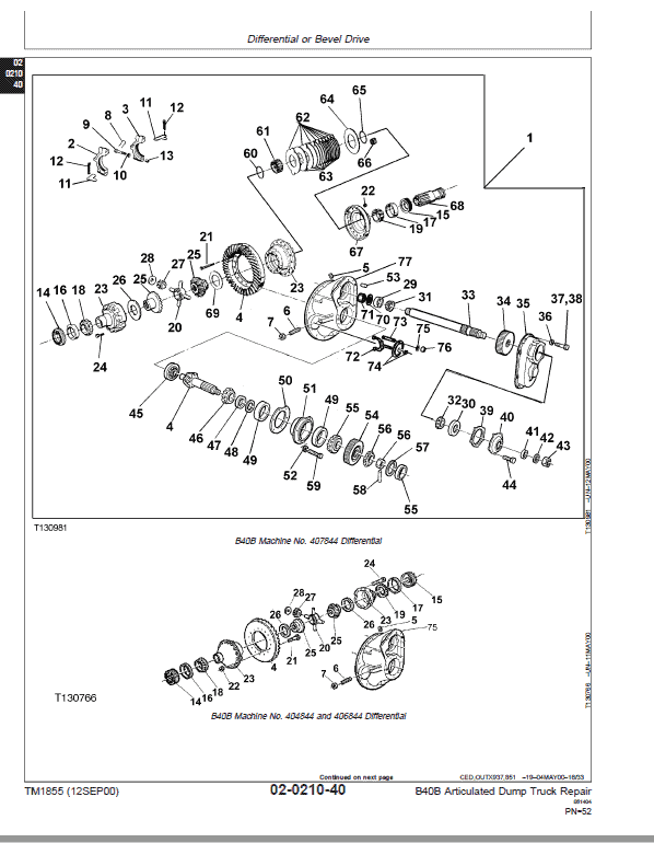 John Deere B40B Articulated Dump Truck Repair Service Manual John Deere B40B Articulated Dump Truck Repair Service Manual - Image 4