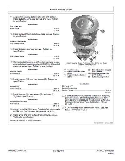 John Deere 470GLC Excavator Repair Services Manual - Image 4