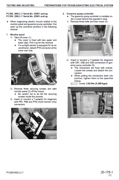 Komatsu PC300-7 PC300LC-7 Hydraulic Service Manual - Image 3