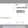 Hitachi ZX26U-5A Excavator Service Repair Manual